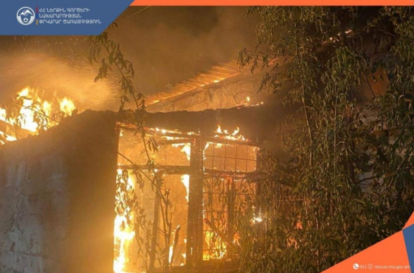 Երևանում Զաքարիա Սարկավագի փողոցում հրդեհվել է շահագործվող շինություն